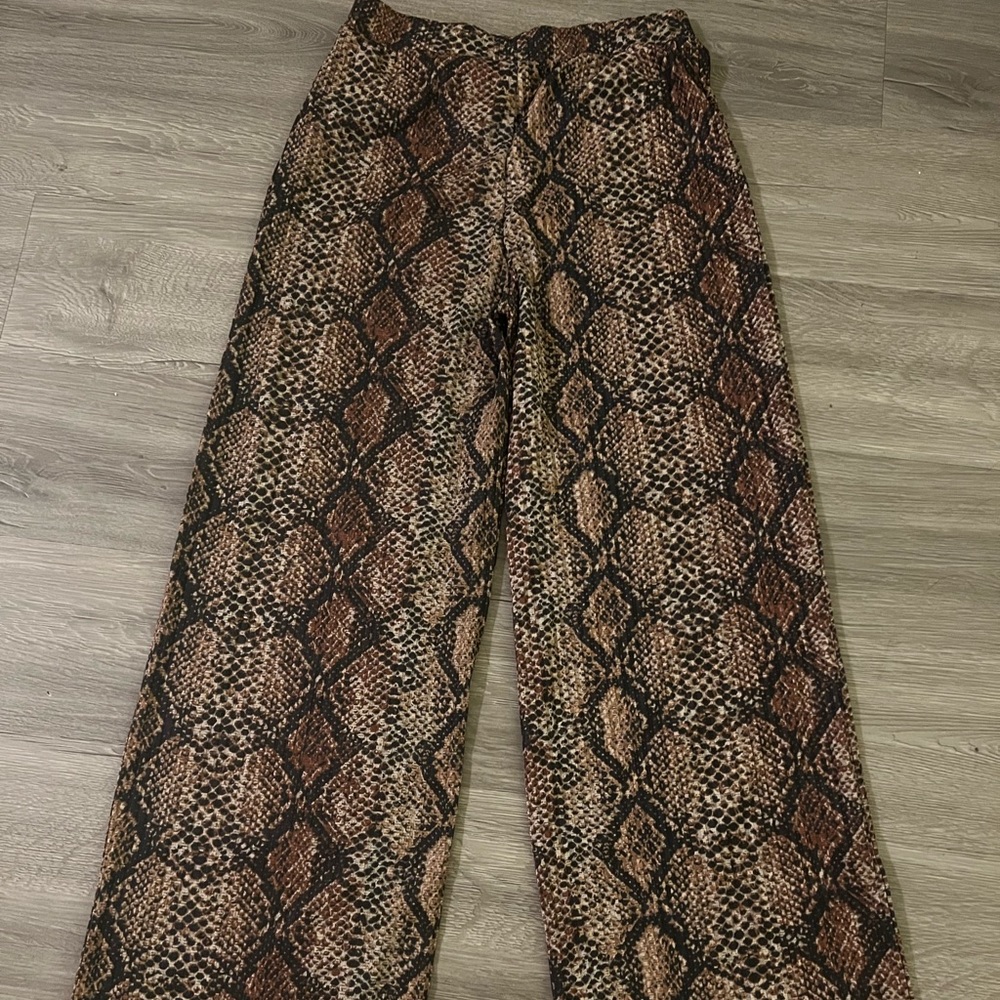Zara printed pants